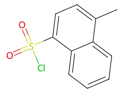 4-methylnaphthalene-1-sulfonyl Chloride structure