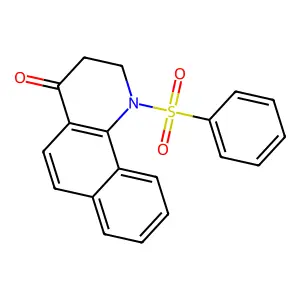 1-(phenylsulfonyl)-2,3-dihydrobenzo[h]quinolin-4(1H)-one structure