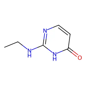 2-(Ethylamino)-4(3H)-pyrimidinone structure
