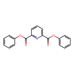 Diphenyl pyridine-2,6-dicarboxylate structure