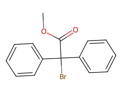 Methyl 2-bromo-2,2-diphenylacetate structure