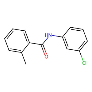 Benzamide, N-(3-chlorophenyl)-2-methyl- structure