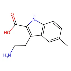 3-(2-Aminoethyl)-5-methyl-1H-indole-2-carboxylic acid structure
