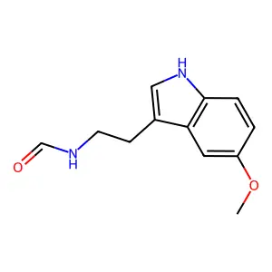 Formamide, N-[2-(5-methoxy-1H-indol-3-yl)ethyl]- structure