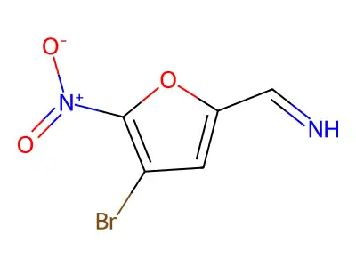 4-Bromo-5-nitrofuran azomethine structure