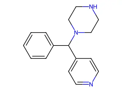 Piperazine, 1-(phenyl-4-pyridinylmethyl)- structure