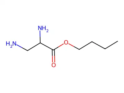 Butyl 2,3-diaminopropanoate structure