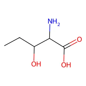 (3S)-3-Hydroxy-D-norvaline structure