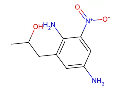 4-Amino-3-nitro-5-beta-hydroxypropylaniline structure