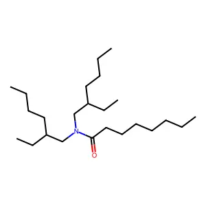 Octanamide, N,N-bis(2-ethylhexyl)- structure