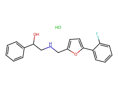 C19H19ClFNO2 structure