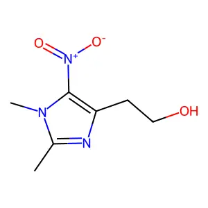 1H-Imidazole-4-ethanol, 1,2-dimethyl-5-nitro- structure