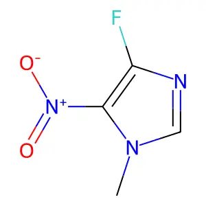 4-Fluoro-1-methyl-5-nitro-1H-imidazole structure