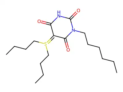C18H32N2O3S structure
