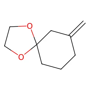 1,4-Dioxaspiro(4.5)decane, 7-methylene- structure