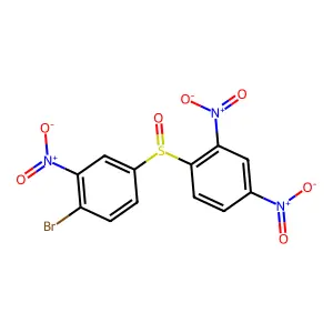 1-(4-Bromo-3-nitrophenyl)sulfinyl-2,4-dinitrobenzene structure