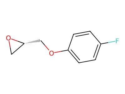 2-[(4-Fluorophenoxy)methyl]oxirane structure