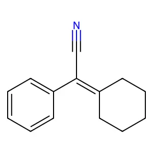 α-环己亚基苯乙腈 structure