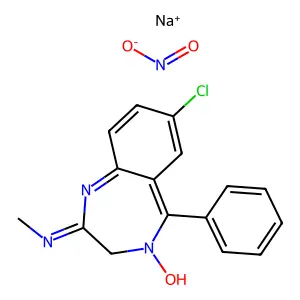 亚硝化氯氮䓬 structure