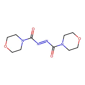 N-(morpholine-4-carbonylimino)morpholine-4-carboxamide structure