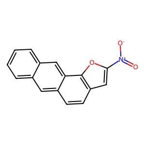 Anthra(1,2-b)furan, 2-nitro- structure