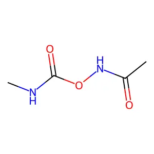 Acetamide, N-(((methylamino)carbonyl)oxy)- structure