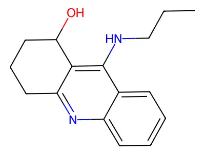 9-(Propylimino)-1,2,3,4,9,10-hexahydroacridin-1-ol structure