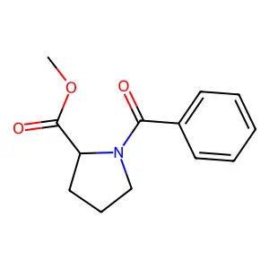 (R)-Methyl 1-benzoylpyrrolidine-2-carboxylate structure