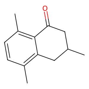 3,5,8-trimethyl-3,4-dihydro-2H-naphthalen-1-one structure