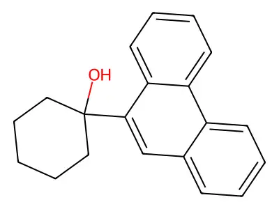 1-(9-Phenanthryl)-1-cyclohexanol structure