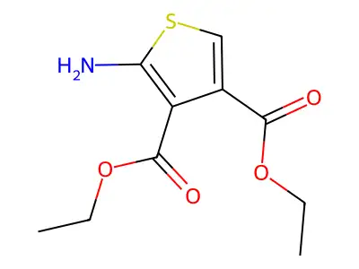 3,4-Diethyl 2-aminothiophene-3,4-dicarboxylate structure