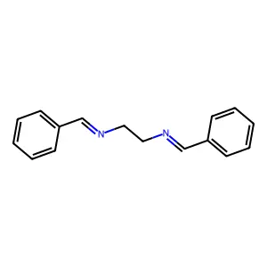 1,2-Ethanediamine, N1,N2-bis(phenylmethylene)- structure