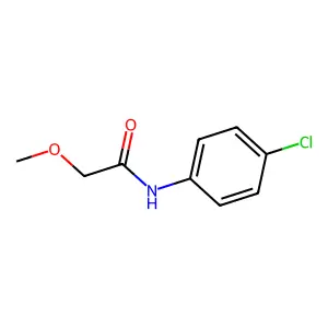 N-(4-chlorophenyl)-2-methoxyacetamide structure