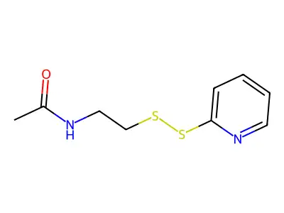 2-(乙酰胺基)乙基-2'-吡啶基二硫醚 structure