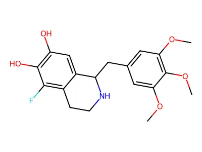 5-Fluorotrimetoquinol structure