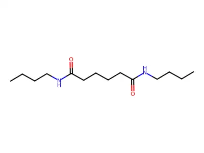 Hexanediamide, N,N'-dibutyl- structure