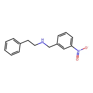 N-(3-Nitrobenzyl)-2-phenylethanamine structure