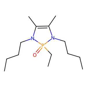 1,3,2-Diazaphosphol-4-ene, 2-ethyl-2-oxo-1,3-dibutyl-4,5-dimethyl- structure
