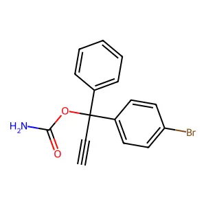 1-(4-Bromophenyl)-1-phenylprop-2-yn-1-yl hydrogen carbonimidate structure