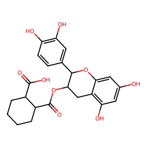 (2,4-Diacetamidonaphthalen-1-yl) acetate structure
