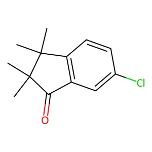 6-Chloro-2,2,3,3-tetramethylinden-1-one structure