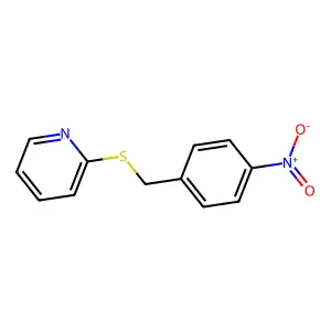 2-[(4-Nitrobenzyl)sulfanyl]pyridine structure