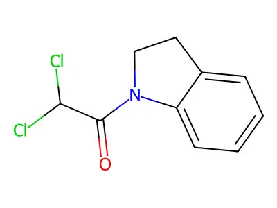 2,2-Dichloro-1-(2,3-dihydroindol-1-yl)ethanone structure
