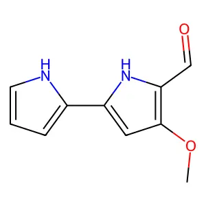 4-Methoxy-2,2'-bipyrrole-5-carboxaldehyde structure