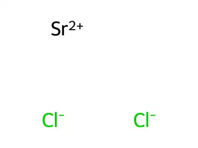 氯化锶 structure