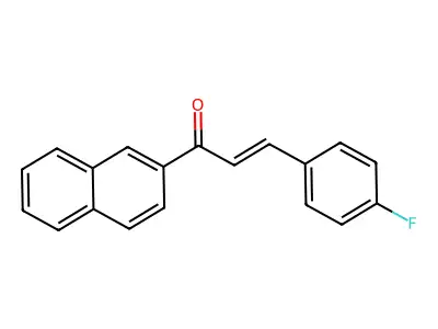 3-(4-Fluorophenyl)-1-naphthalen-2-ylprop-2-en-1-one structure