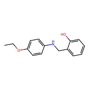 2-({[3-(Trifluoromethyl)phenyl]amino}methyl)phenol structure