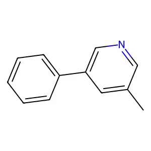 3-Methyl-5-phenylpyridine structure