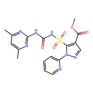 唑嘧磺隆 structure