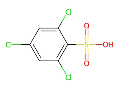 2,4,6-三氯苯磺酸盐 structure